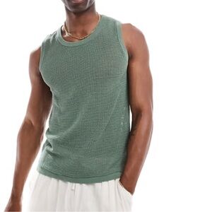 Cotton On Olive Knit Top Size Small